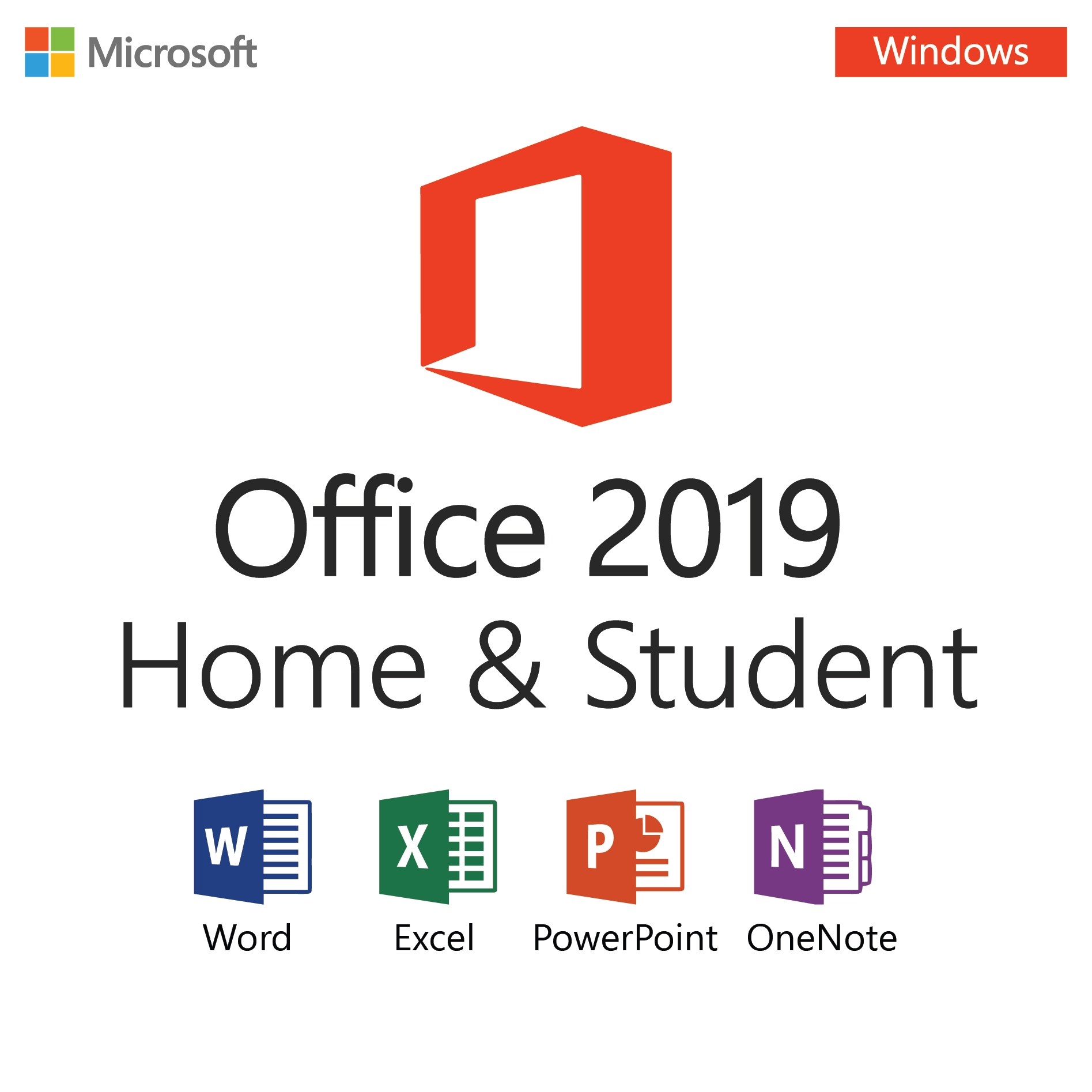 Microsoft Office 2019 Home and Student – Lifetime License