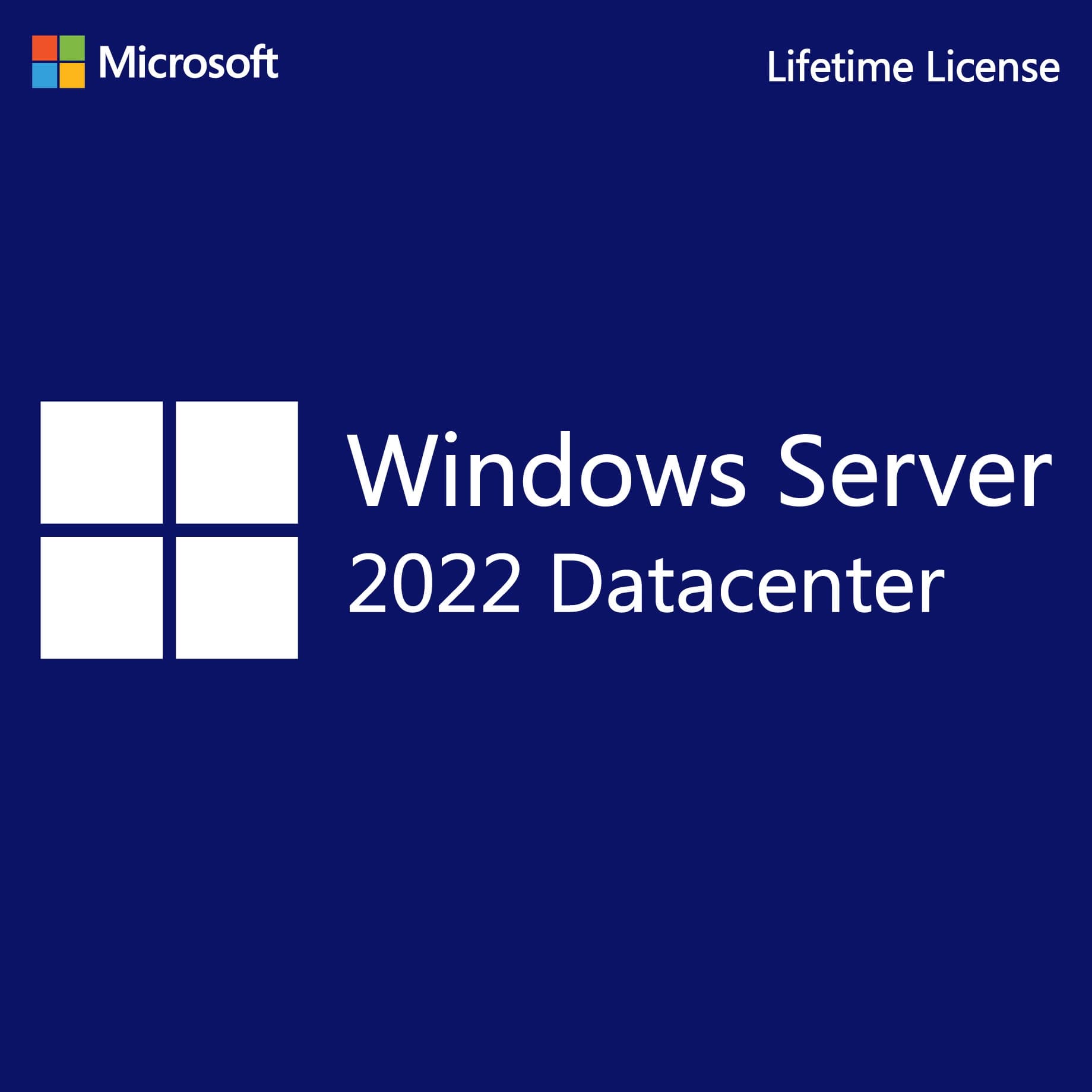 Windows Server 2022 Datacenter - Lifetime Genuine License