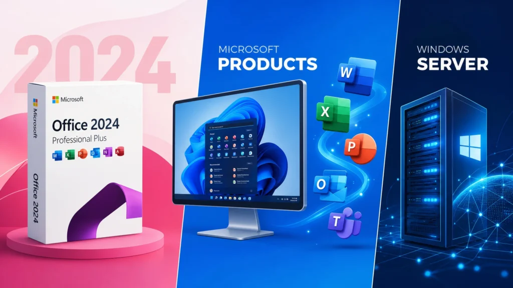 Microsoft Office 2024, Windows 11 and Windows Server license keys delivered by email