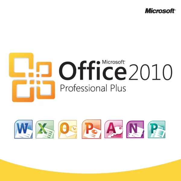 Microsoft Office 2010 Professional Plus – Lifetime License Key