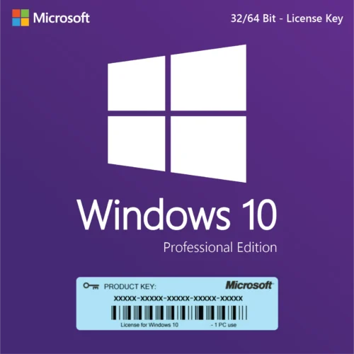 Microsoft Windows 10 Pro License Key – Professional Edition Microsoft Windows 10 Pro License Key – Professional Edition