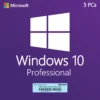 Microsoft Windows 10 Professional For 5 PCs – Lifetime License