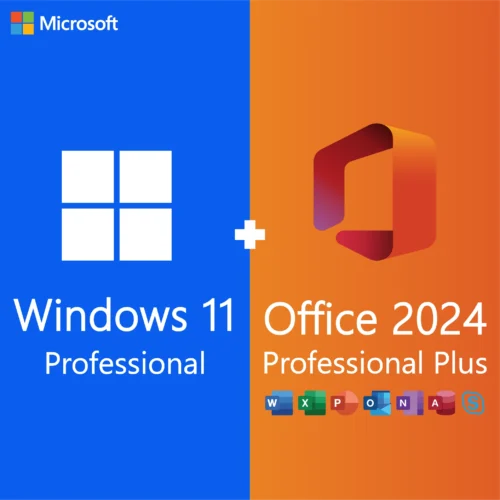 Microsoft Windows 11 Professional + Microsoft Office 2024 Professional Plus – Bundle